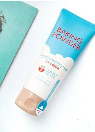 Пінка для вмивання etude house baking powder bb deep cleansing foam