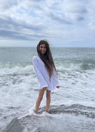 Муслинова тунічка накидка захищає від сонця муслин легка на літо