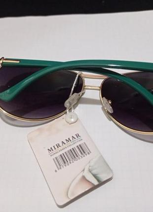 Солнечные очки miramar зеленая оправа2 фото