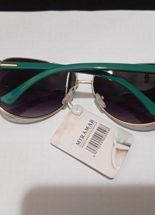 Солнечные очки miramar зеленая оправа