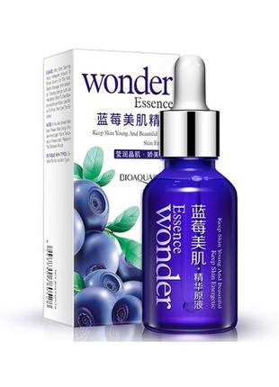 Сыворотка bioаqua с экстрактом черники wonder essence укрепляющая, для подтяжки, питательная, 15ml1 фото