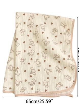 Дитячий бавовняний плед / ковдра (100% бавовна)2 фото