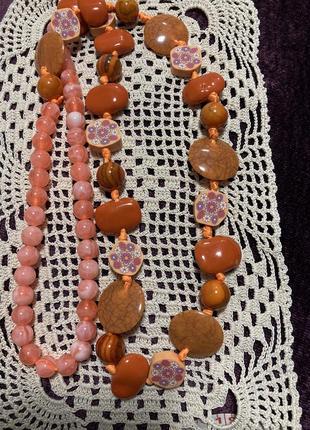 Колье ожерелья бусы винтаж
