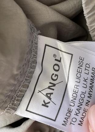 Kangol нейлоновые брюки брюки карго с затяжками бежевые текиви винтаж6 фото