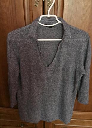 Мягчайшая кофточка massimo dutti xl xxl легкая, рубашка3 фото