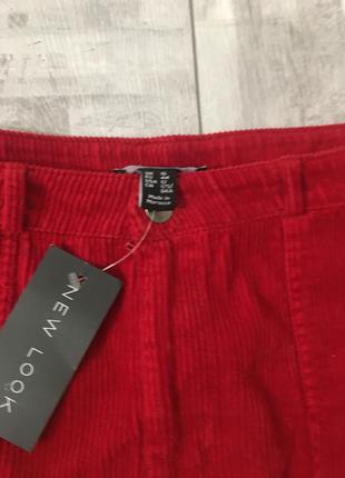 Трендовая вильветовая юбочка с накладными карманами от new look5 фото