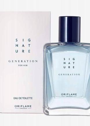 Туалетная вода для мужчин signature generation [Согневое дженрейшн]1 фото