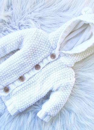 Стильна тепла кофта реглан бомбер з капюшоном george