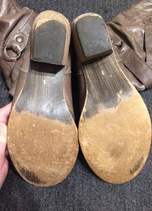 Dorothy perkins сапоги сапожки ботинки кожаные 24.5 см6 фото