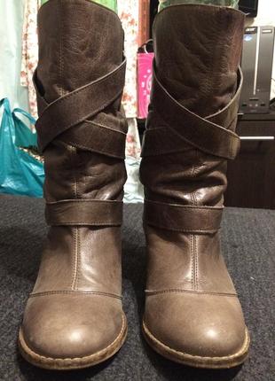 Dorothy perkins сапоги сапожки ботинки кожаные 24.5 см2 фото