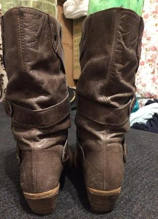 Dorothy perkins сапоги сапожки ботинки кожаные 24.5 см3 фото