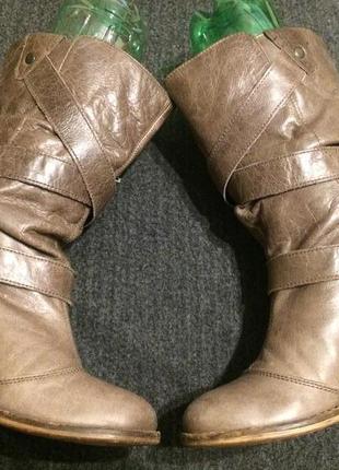 Dorothy perkins сапоги сапожки ботинки кожаные 24.5 см9 фото