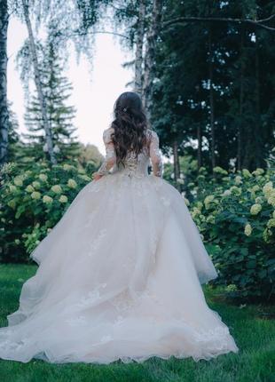 Весільне плаття дуже красиве фірмове плаття весілля сукню якість люкс3 фото