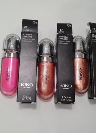 Блиск kiko milano 3d hydra lipgloss1 фото