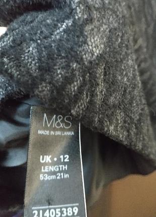 Теплая юбка m&s, размер 12, (л) 3
