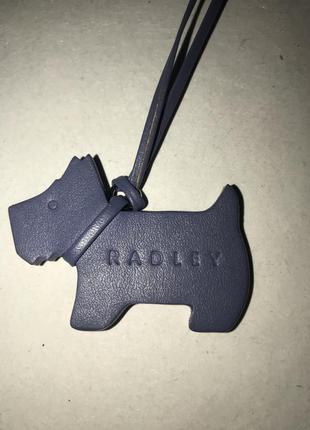 Англия!кожаный брелок для сумки radley