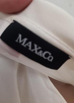 Шелковая нежная блуза рубашка max &amp; co max mara9 фото