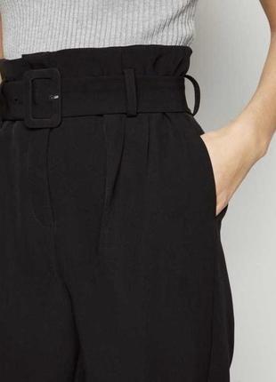 Женские черные брюки из вискозы2 фото