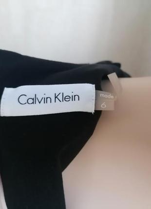 Черно-белое платье с пояском юбка плиссе calvin klein оригинал7 фото