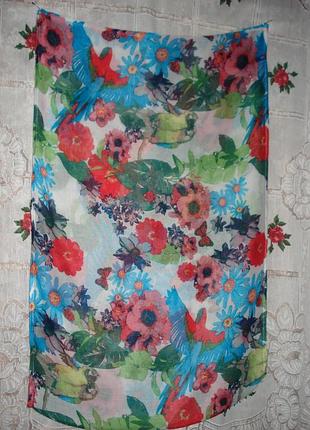 Супер шарф-смуд, яркий"cecil",100%вискоза.