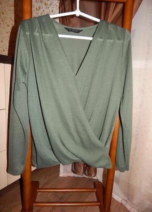 Стильная кофточка свитерок на запах размер с-м1 фото