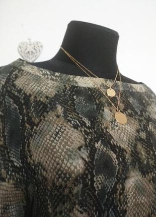 Фирменная шёлковая итальянская базовая блуза в стиле свитшет 100% шёлк3 фото