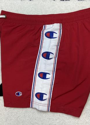 Мужские шорты champion м-ка оригинал с лампасами для плавания