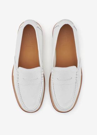 Кожаные белья французские туфли лоферы andre 36-37 размер