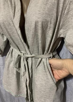 Короткий трикотажный халат  adore 2