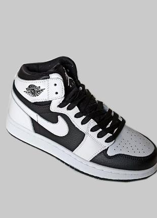 Кроссовки подростковые nike air jordan 1 . найк джордан 1. высокие.кожанные