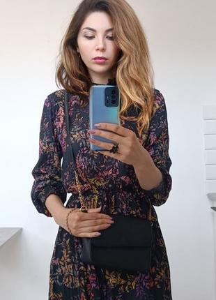 Красивое цветочное платье h&m