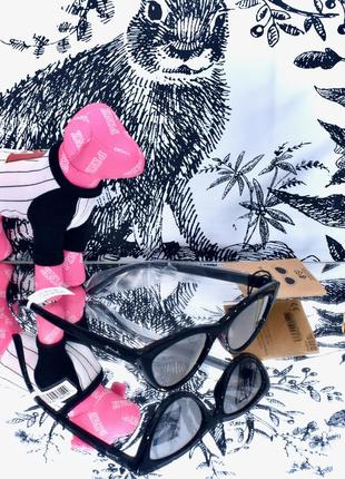 Зеркальные чёрные солнцезащитные очки pink, victorias secret. виктория сикрет, пинк