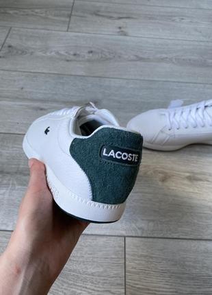 Кросівки шкіряні оригінал lacoste graduate4 фото