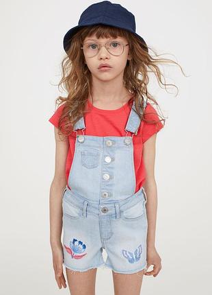 Джинсовый комбинезон h&amp;m 4-5 лет