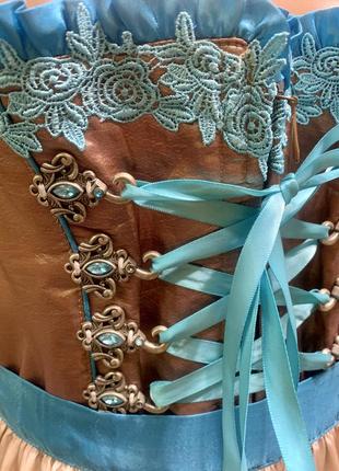 Карнавальное платье сарафан с нежными невероятно красивыми ангелами размер m l5 фото