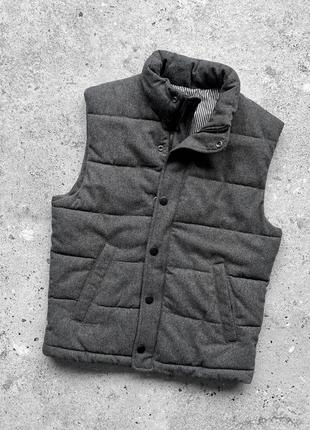 H&amp;m men’s gray zipper sleeveless vest жилетка4 фото