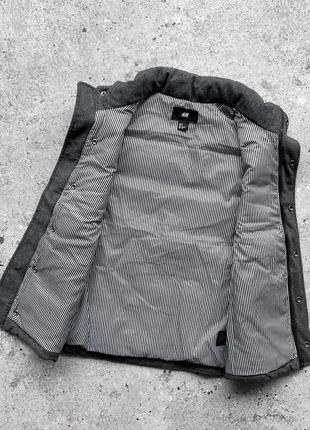H&amp;m men’s gray zipper sleeveless vest жилетка5 фото