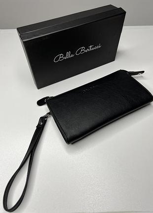 Кожаный мужской клатч