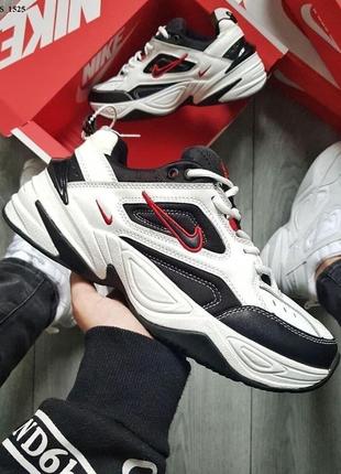 Кроссовки мужские nike m2k tekno, весенние кроссовки найк черно-белые аир монарх