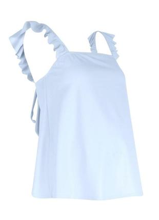 Світло-блакитна трикотажна блуза2 фото