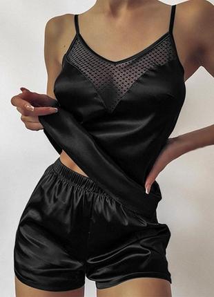 Атласна піжама 💙💛😘