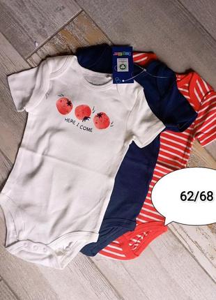 Боді lupilu (набор 3 шт) 62/68