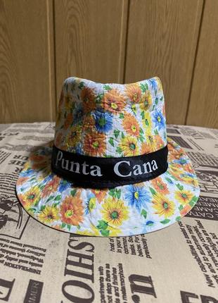 Кепка шляпка в цветочек panta cana2 фото