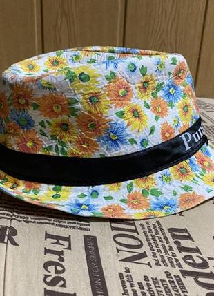 Кепка шляпка в цветочек panta cana