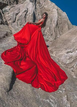 Плаття-трансформер спідниця з шлейфом для фотосессії