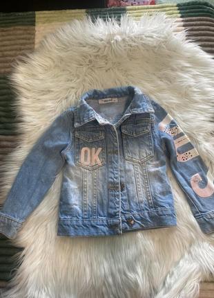 Джинсовая курточка для девочки