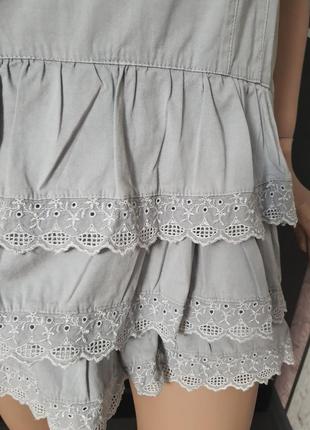 Сарафан сукня la&amp;b&amp;la туреччина коттон летнее платье прошва5 фото