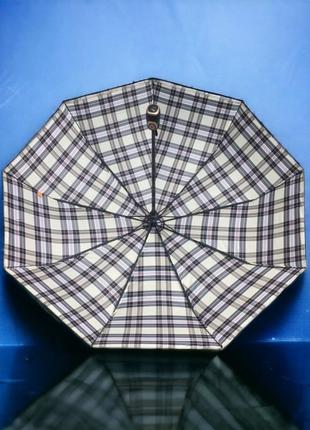 "принт клетки: зонт с 9 спицами и полностью автоматическим открыванием"