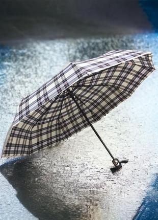"принт клетки: зонт с 9 спицами и полностью автоматическим открыванием"