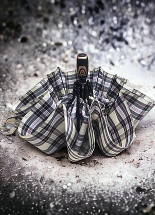 "принт клетки: зонт с 9 спицами и полностью автоматическим открыванием"